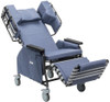 Drive CLN400-20 Rose Comfort Max Medical Recliner front angled view partial recline