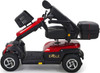 Golden Eagle GR595 Mobility Scooter side view with folded tiller and seat back