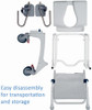 Invacare OCEANERGOSP Aquatec Self Propel Shower Commode disassembles