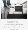 Stander 5850 Mobility Bed Rail swing-out arm Stander 5850 Mobility Bed Rail swing-out arm
