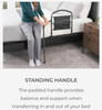 Stander 5850 Mobility Bed Rail standing handle Stander 5850 Mobility Bed Rail standing handle