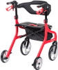 Nitro Sprint rollator tall red rear view 