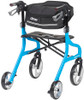 Sprint hemi rollator storage bag mounts in multiple locations