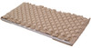 Alternating pressure pad includes flaps to help secure on mattress