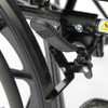 Titus wheelchair has easy to operate wheel locks