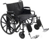 Titus bariatric wheelchair with desk arms and elevating legrests