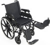 Chariot IV XTC Lightweight Wheelchair with elevating legrests raised
