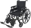 Chariot IV XTC Lightweight Wheelchair with elevating legrests right facing view
