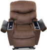 Golden PR511-MXW Cloud Plus Wide Tucker Hazelnut raised front view with arms open