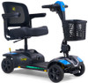 Golden GB152 Buzzaround XL+ Scooter blue with green LED side accent