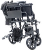 Protekt Cambria Transport Chair Wheelchair Combo as transport chair folded