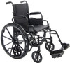 Protekt Cambria Transport Chair Wheelchair Combo in wheelchair mode