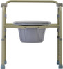 Nova 8700 Folding Steel Commode front view