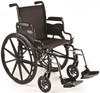 9000 SL lightweight wheelchair with desk length arms and swing-away footrests