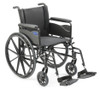 9000 XT lightweight wheelchair with full length arms and swing-away footrests