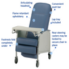 Invacare IH6074A 3 position recliner features