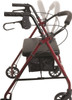 Probasics RLS6 Steel Rollator features folding backrest