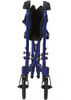 Medline MDS808200A aluminum transport chair folded and footrests removed