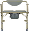 Nova 8583 Heavy Duty Drop Arm Commode Back view