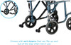 Nova 349 Transport Wheelchair with Flip Back Arms