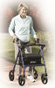 Lightweight Rollator Padded Seat, 6" Wheels R726 by Drive