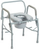 Drive 11125PSKD Padded Seat Drop Arm Commode