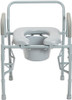 Drive 11125PSKD Padded Seat Drop Arm Commode front view