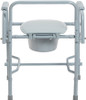 Drive 11125KD drop arm commode rear view
