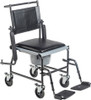 Drive 11120SV-1F Drop Arm Commode with Wheels with both arms down