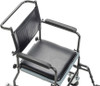 Drop Arm Commode with Wheels 11120SV-1F by Drive