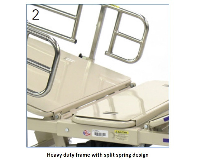 Invacare BAR750 Bariatric Bed with Half Rails