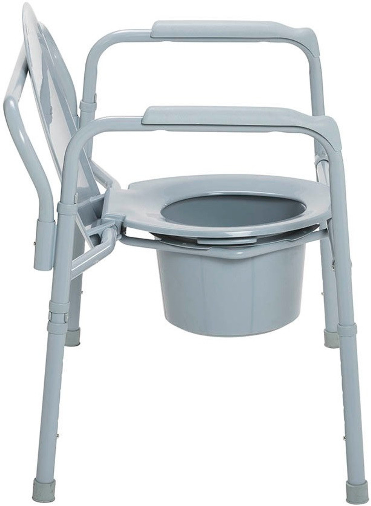 Drive Extra Wide Heavy Duty Folding Commode Chair 11117N1