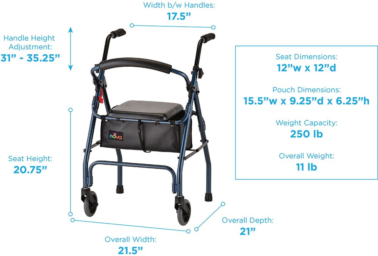 ロットワイラー Nova Cruiser II Rolling Walker 4201