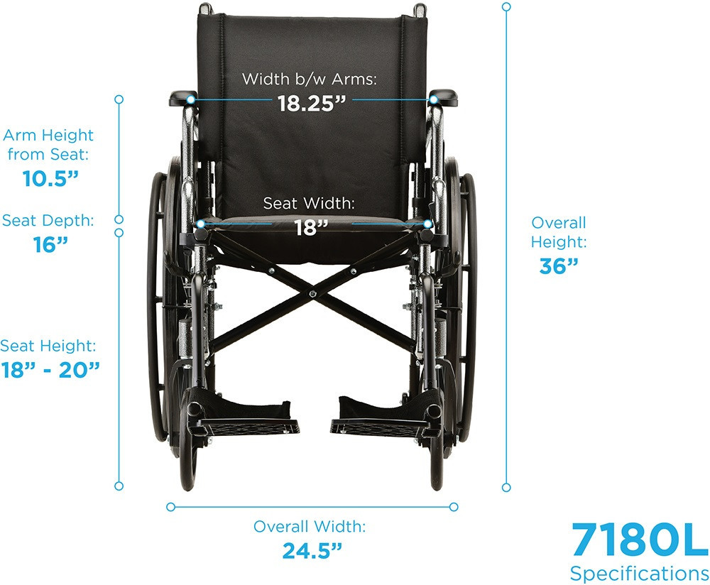 Nova 7160L 7180L 7200L Lightweight Wheelchair