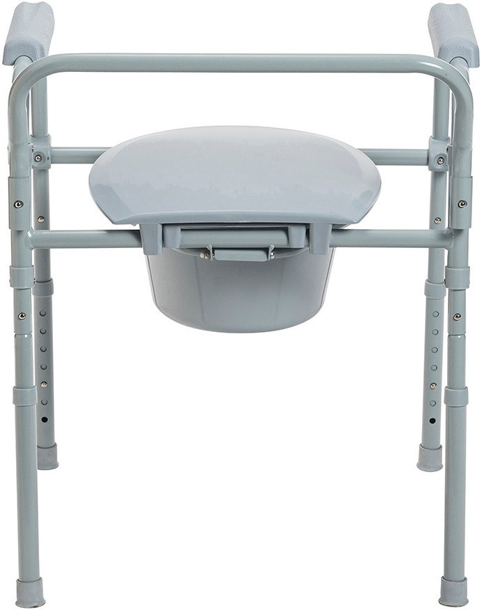 Steel Folding Commode RTL11158KDR by Drive Medical