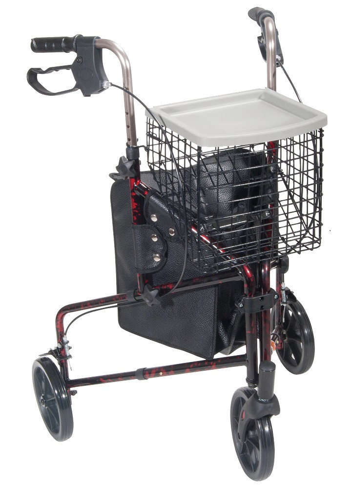 Drive 10289 Deluxe 3 Wheel Aluminum Walker