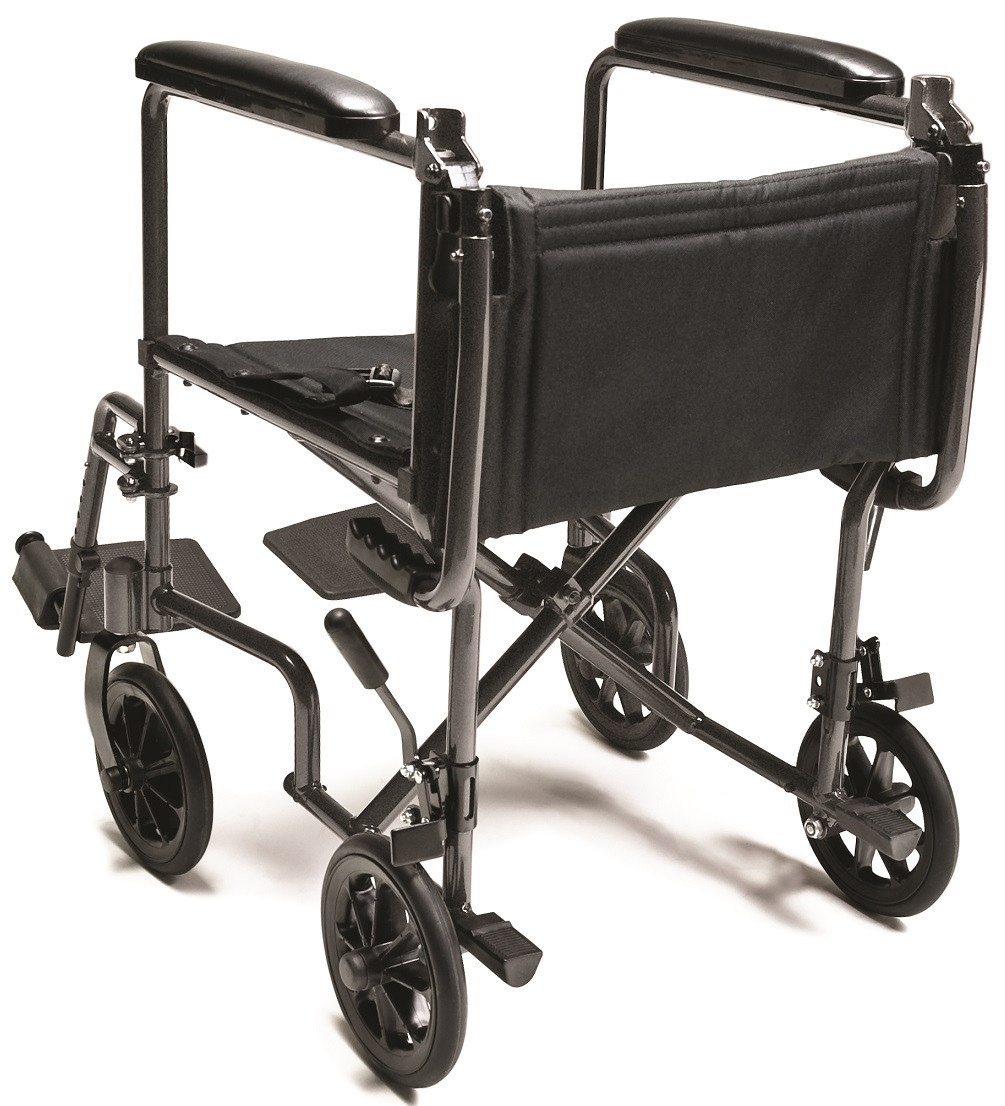 Everest & Jennings Steel Transport Wheelchair EJ795 EJ796