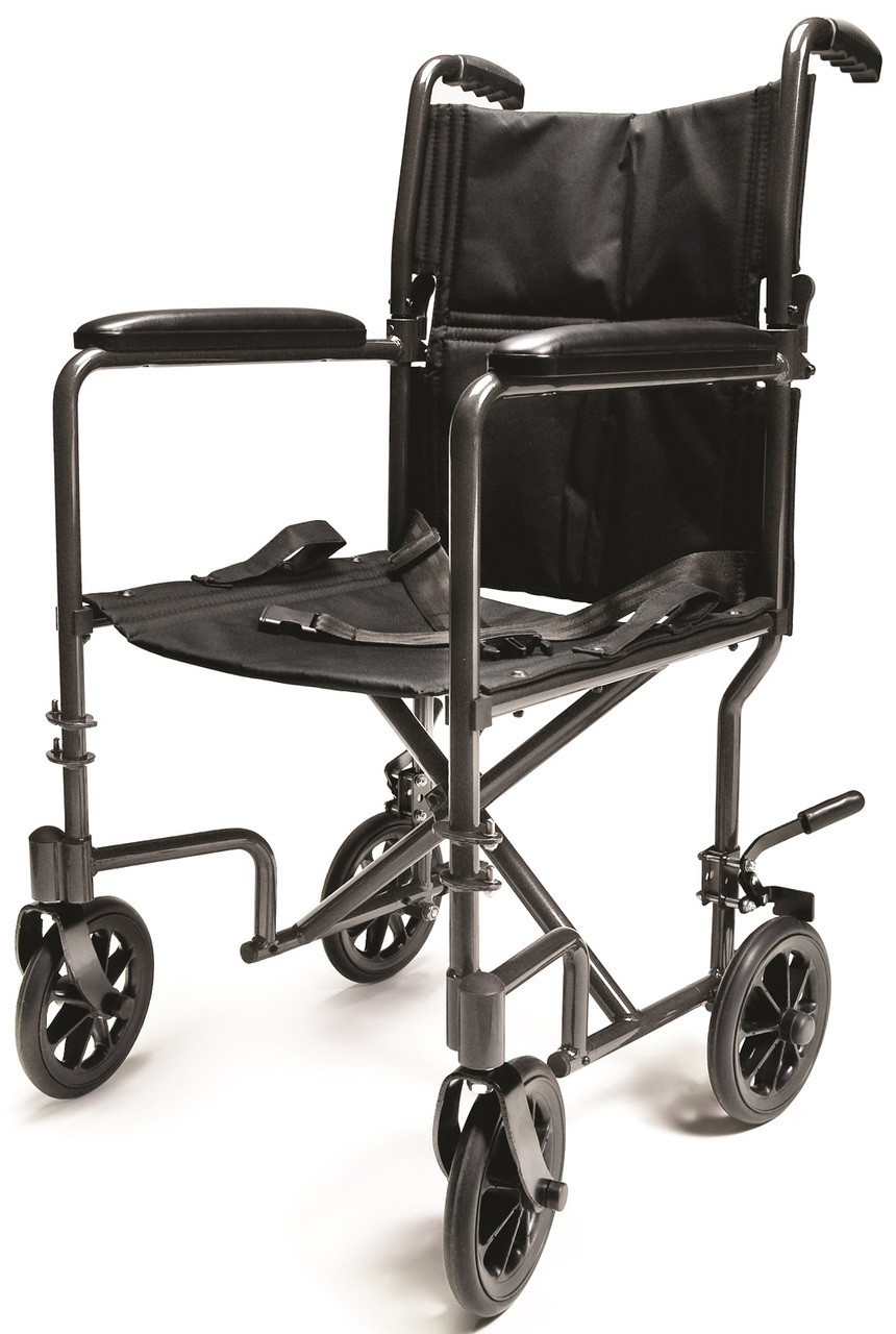 Everest & Jennings Steel Transport Wheelchair EJ795 EJ796