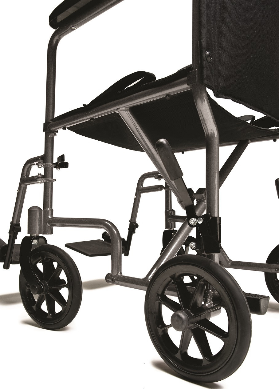 Everest & Jennings Steel Transport Wheelchair EJ795 EJ796