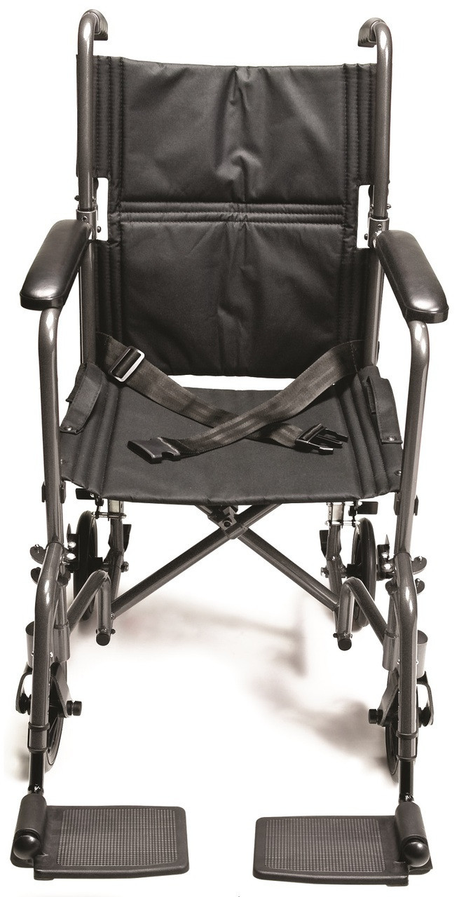Everest & Jennings Steel Transport Wheelchair EJ795 EJ796