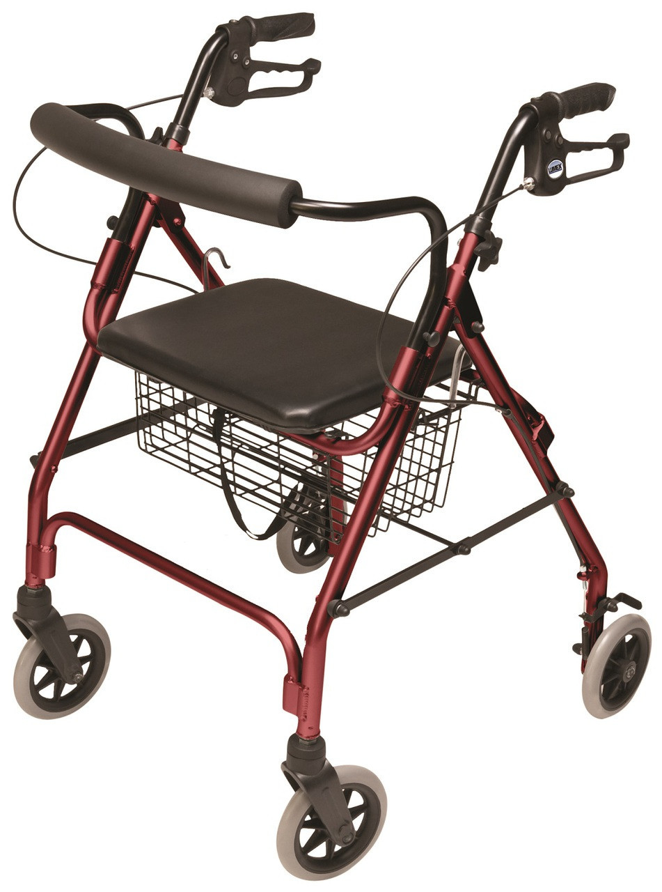 Lumex Walkabout Lite 4-Wheel Rollator RJ4300