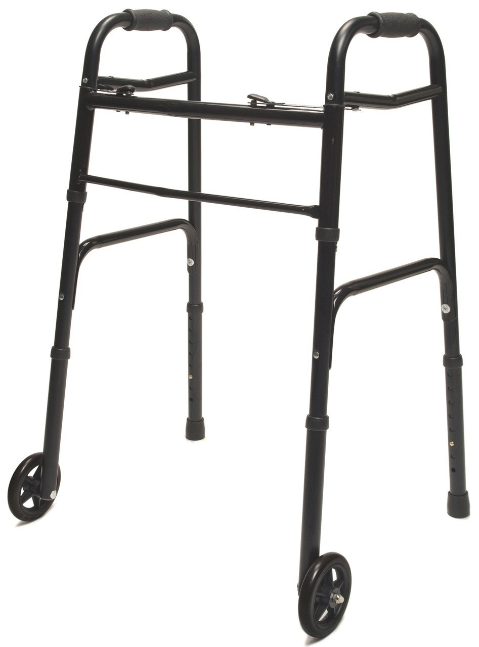 Lumex 716270 Adult Walker with 2 Wheels Color Select