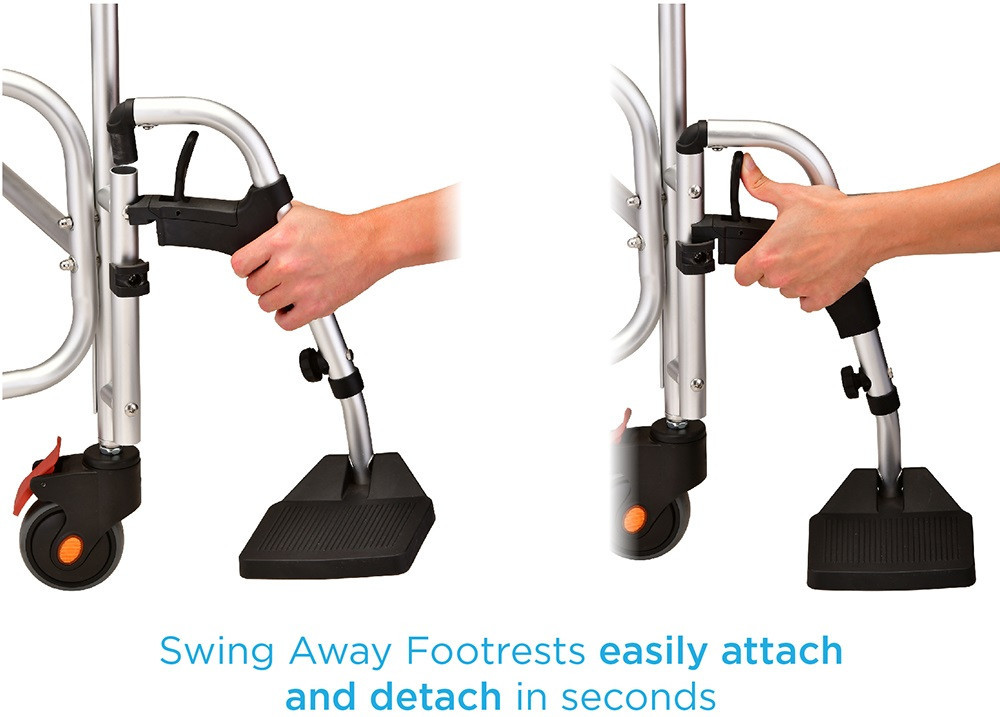 Nova 8801 Shower Chair Commode with Padded seat and wheels