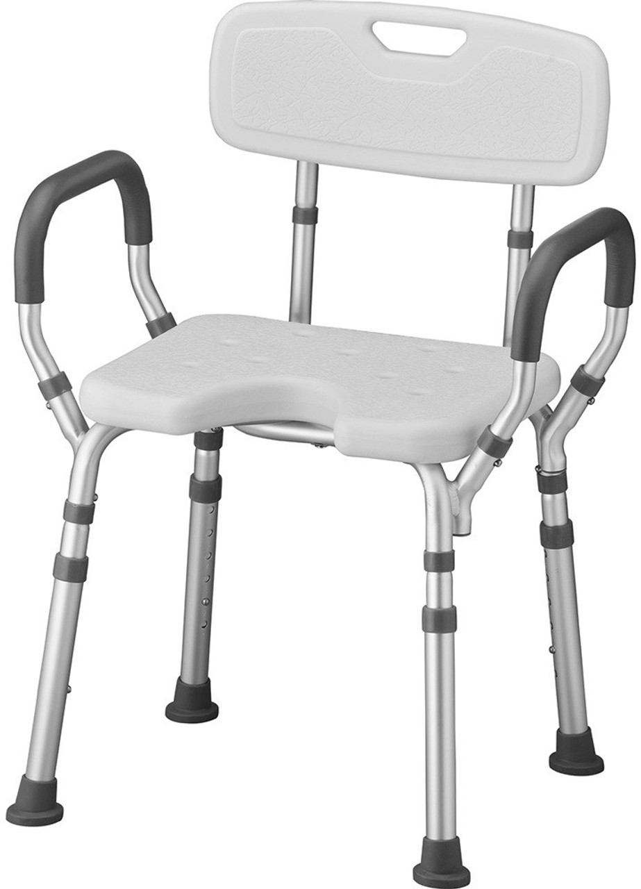 Nova 9037 Shower Chair w Arms Cut Out