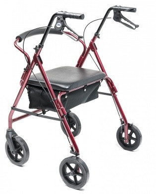 Lumex RJ4402 Walkabout Hemi Bariatric Rollator Imperial