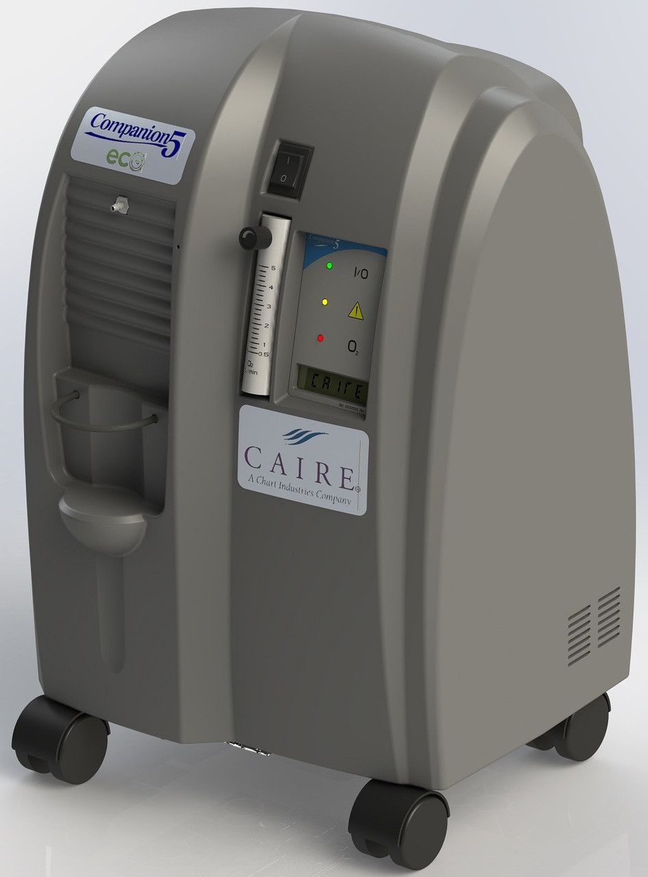 Caire Companion 5 LPM Oxygen Concentrator O2 Monitor 15067005