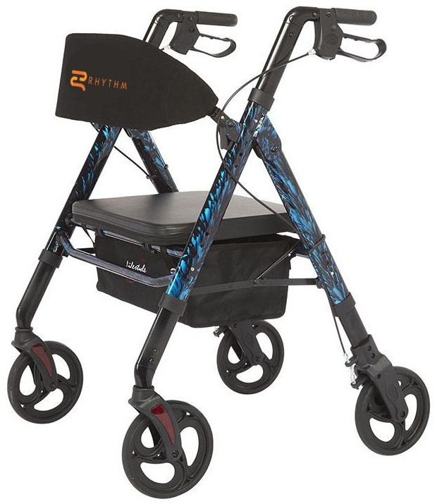 Regal 850U Bariatric Universal Height Walker Rollator by Lifestyle