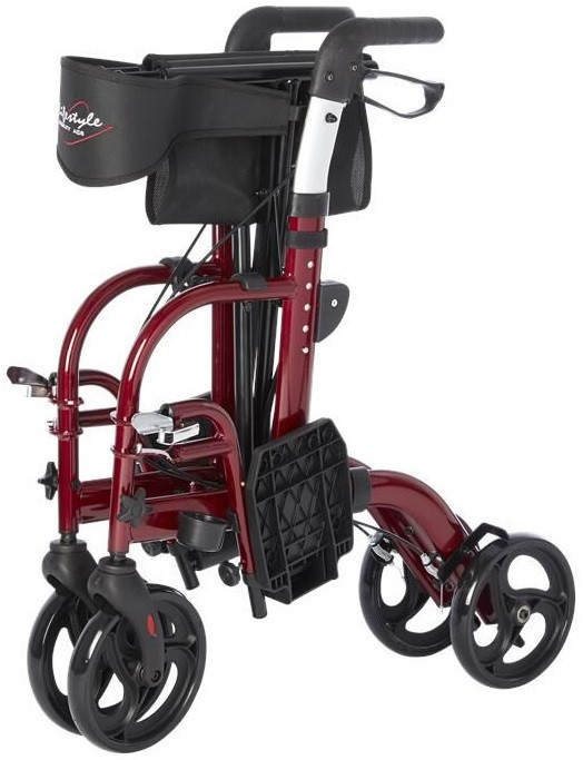Translator 800 Rollator Transport Chair by Lifestyle Mobility Aids