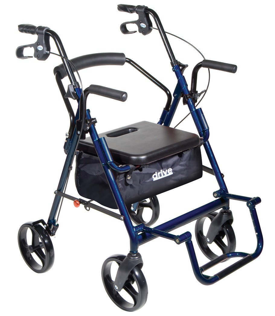 Drive 2 in 1 Duet 795 Transport Chair Rollator