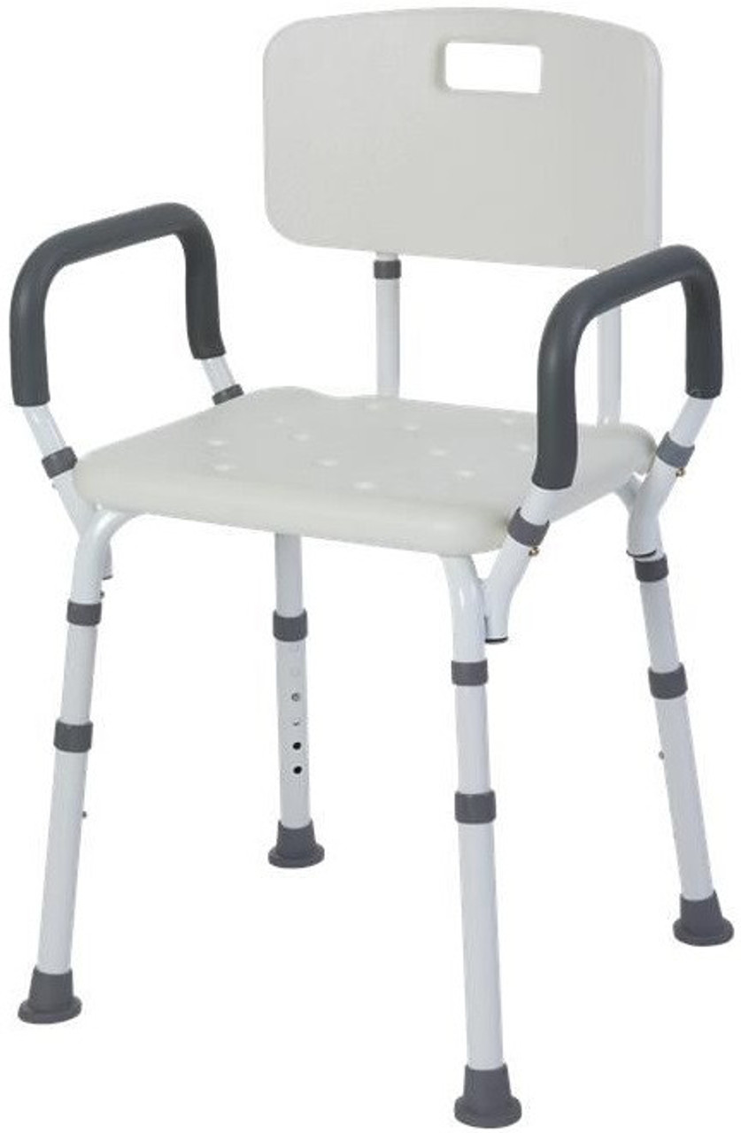 Premium Shower Chair with Removable Arms and Back B2250